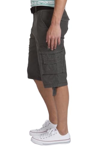 Unionbay Men's Cordova Belted Messenger Cargo Short - Reg and Big and Tall Sizes