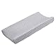 2 Stück Wickelunterlagenabdeckung Wasserdichte, Atmungsaktive Wickeltischlaken für Babys (Gray+Blue)