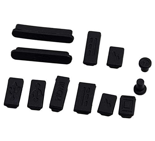 Brain Freezer Rubber Anti-Dust Plug Dust Cover Stopper Colorful Soft Silicone Dust Plug Compatible with MacBook Air 13 (Black) (B0D1R5B6WS) Amazon Price History, Amazon Price Tracker