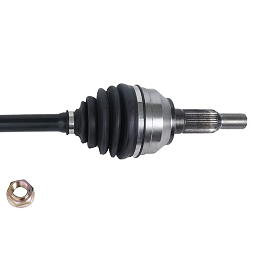 Image of Detroit Axle - Front CV Axle for 2006-2010 Hummer H3 2009-2010 H3T Driver Passenger Side LH RH CV Axle Drive Shaft Assembly Replacement