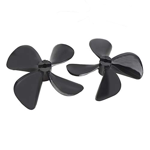 Kit de hélice de plástico de 4 cuchillas Omabeta para botes modelo de gran tamaño, 70 mm 7