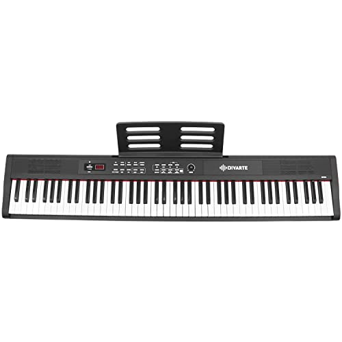 Piano Numérique Divarte DP35 Piano 88 Touches semi-lestées Haut-parleurs intégrés. 900 sons, 700 rythmes, 110 songs… - Les Beatles, Paul McCartney, John Lennon, RIngo Starr, George Harrison Piano Numérique Divarte DP35 Piano 88 Touches semi-lestées Haut-parleurs intégrés. 900 sons, 700 rythmes, 110 songs… – Image 5
