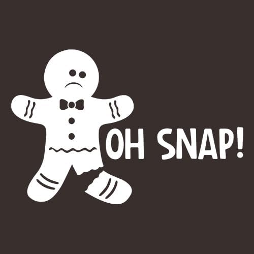 Feelin Good Tees Christmas Snowflake Novelty Xmas Graphic T-Shirt - Image 3