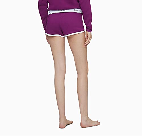 Calvin Klein Women`s Modern Cotton Lounge Sleep Shorts (Purple(Qs5982-541)/White, Small) #TOP2
