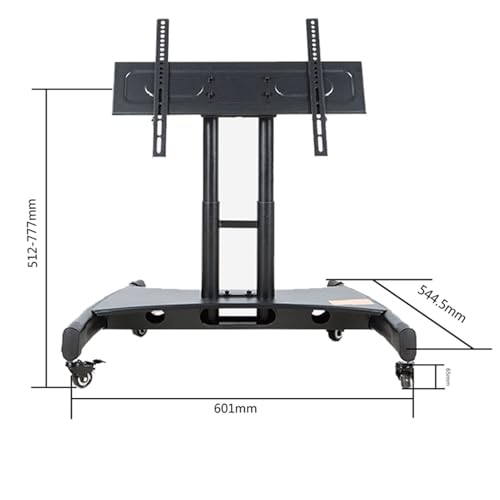Soporte móvil para TV con ruedas y altura ajustable miniatura 2