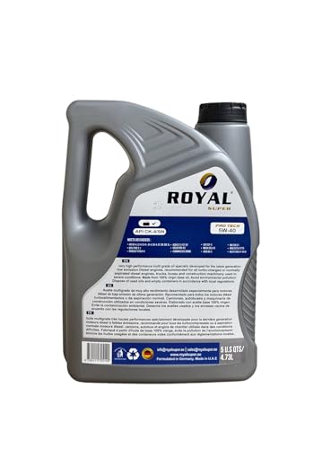 Aceite Sintético para Motores Diesel 5W-40 5 Cuartos miniatura 2