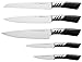 Price comparison product image TRENDS home 5 Pc Kitchen Knife Set, Premium Stainless Steel, Designer Handle. Ultimate Quality Kitchen Knives Set, Ultra Sharp Set of Knives for everyday use. All in on Kitchen Knife Set.