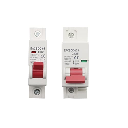 Mini Disjoncteur DC 1P 16A 1000V pour Protection Solaire Photovoltaïque