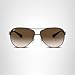Ray-Ban Mens RB3386 Aviator Sunglasses, Gunmetal/Brown Gradient Dark Brown, 67 mm