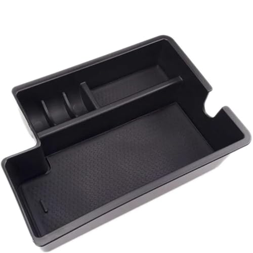 Organiseur de console centrale de voiture antidérapant avec coffre de rangement accoudoir