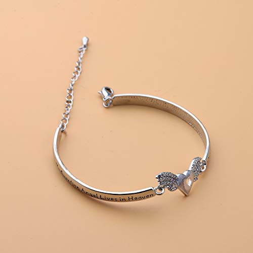 Loss of a Dad Memorial Jewelry My Guardian Angel Lives in Heaven I Call Him Daddy(daddy)2