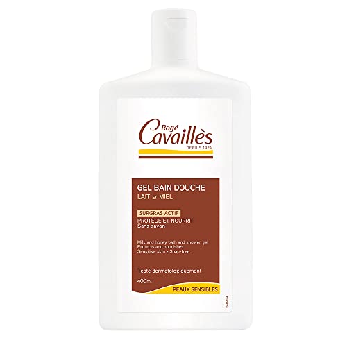 Gel bain et douche Rogé Cavaillès lait et miel 400ml le secret de douceur familiale