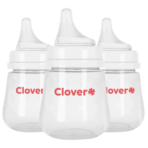 Clover Anti-Colic Baby Bottle (6oz, 3 Pack)