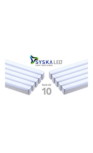 Image of SYSKA SSK-T5 18W 6500K LED Tubelight (Cool Day Light) - Pack of 10