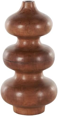 <h3>Carved Wood Bubble Vessel</h3>