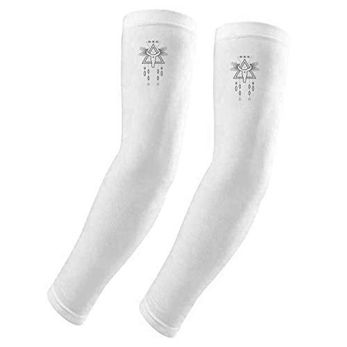 Manchons de bras protection solaire UV pour randonnée et vélo style totem