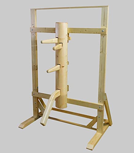 Wing Chun Wooden Dummy mit Struktur (01 natürlich) Cover