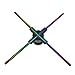 Wentylator hologramowy 3d 60 cm Naked Eye 3D Holograficzna maszyna reklamowa WIFI wentylator projektorowy Wentylator LED Obrotowy obraz zawieszenia hologram