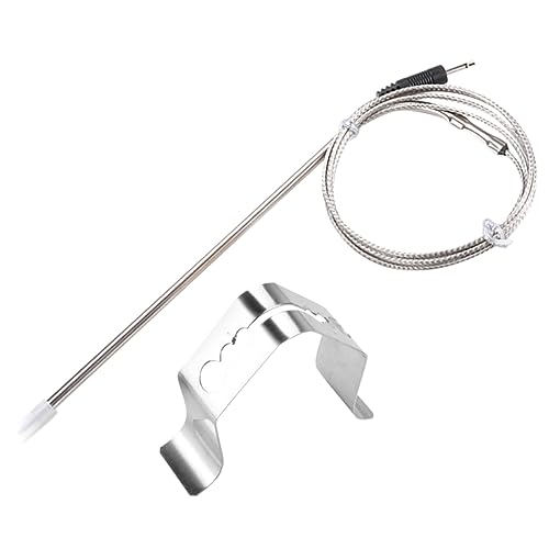 Holibanna 1Set BBQ Probe Clip with Design for Grill Temperature Probes Durable and Easy to Install for Barbecue and Picnic Use