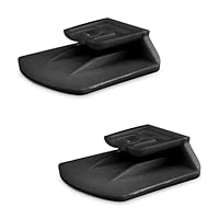 2 Stück Generische Halterungs-Clips kompatibel mit Telepass Slim und kompatibel mit MooneyGo. Erhältlich in 6 Farben (Schwarz)