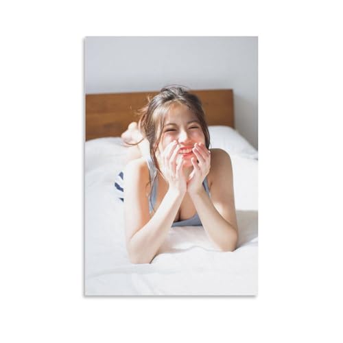 今田美桜 ホームデコレーション アートパネル 印刷 キャンバス ウォールアート モダン 壁掛け 絵画 アートワーク インテリア 装飾 Unframe-style16x24inch(40x60cm)