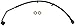 Dorman H621045 Front Driver Side Brake Hydraulic Hose Compatible with Select Ford Models