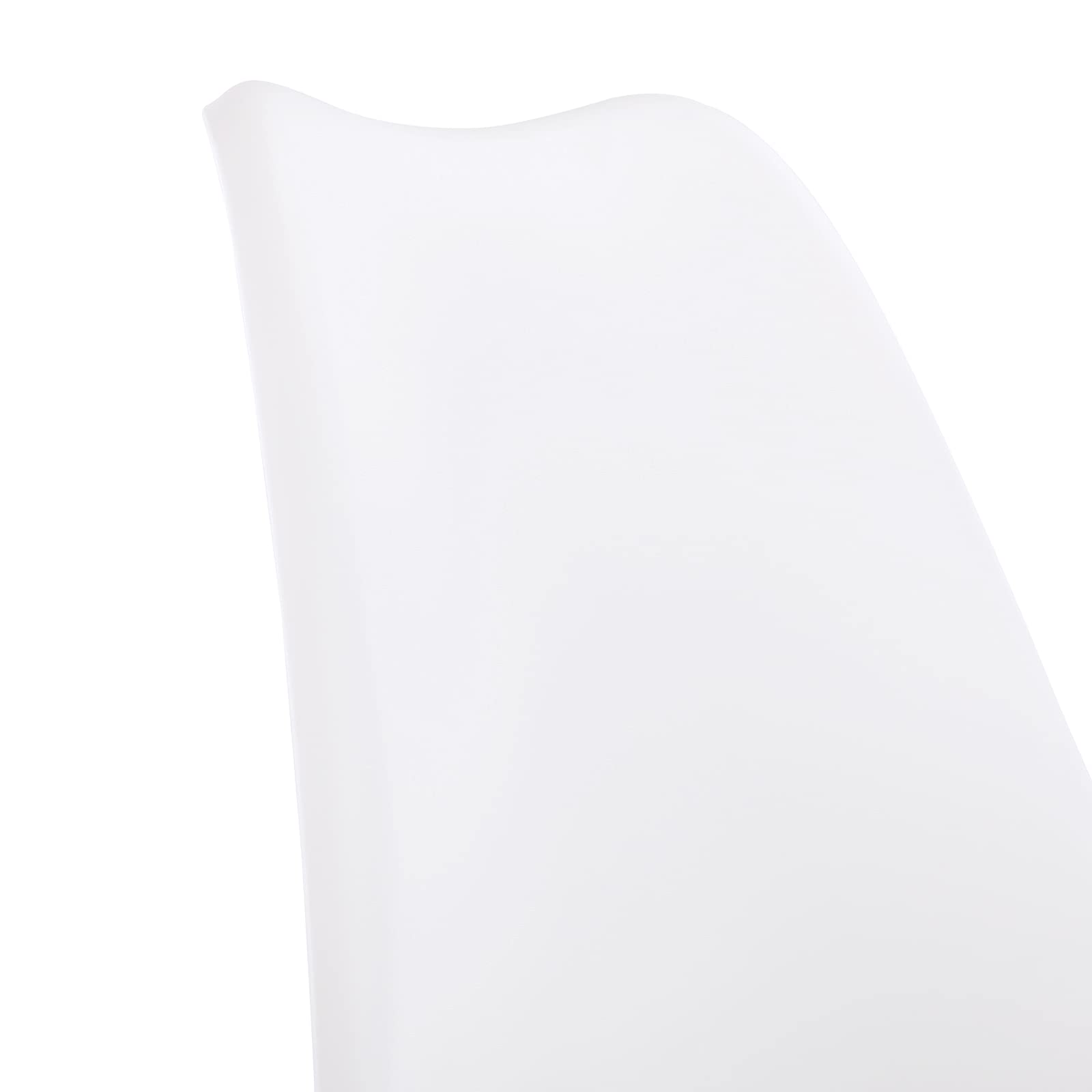 Ensemble de salle à manger table rectangulaire 110 cm 4 chaises blanches