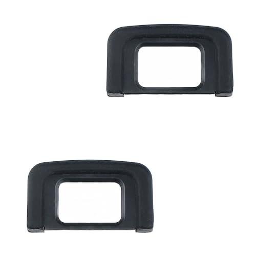 2 Pack Camera Eyecup Viewfinder Protector Eyepiece Compatible for Nikon D5600 D5500 D5300 D5200 D5100 D5000 D3400 D3300 D3200 D3100 D3000 Replaces DK-25 Eye Cup