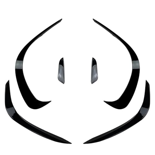 ԗptgop[bvTChEBOX|C[AZfXxcCNXW206 C200 C260 A-MG 2021 2022tHOCgt[Jo[XebJ[Ή(Black 6 Pcs)