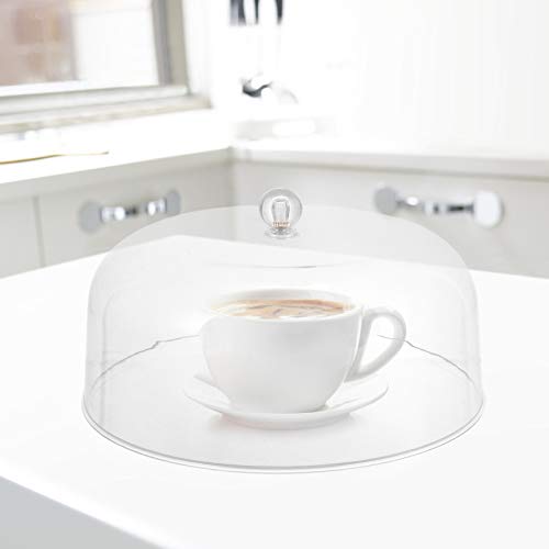 Doitool Plastic Food Dome Cake Stand Dome With Handle- 9In Round Clear Cake Serving Dome- Decorative Cake Cover Cake Lid For Cake, Cupcake, Cheese Wedding Decoration Dessert Cake Cover Display #TOP7