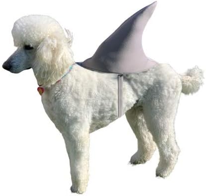 Disfraz de Aleta de Tiburón para Perro Rasta Imposta Gran Blanco XL