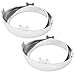 1Pair Front Bumper Fog Light Lamp Cover Trim Bezel Frame Styling Car Fog Light Assemblies Compatible for Infiniti G37 M56 M37 Replaces 62257-1MS2A 62256-1MS2A