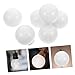 GLEAVI 6pcs Led Light Globe Cover Round Led Bulb Lampshade Diffuser Cover Fog Light Full Pack for Edison Bulbs