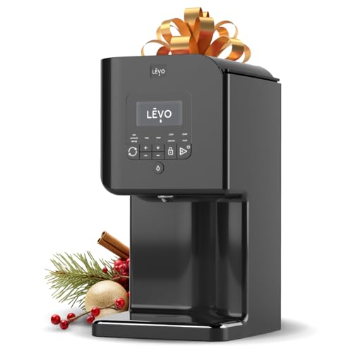 LĒVO II - Herbal Oil and Butter Infusion Machine - Botanical Decarboxylator, Herb Dryer & Oil Infuser - Mess-Free, Easy to Use - Make Infused Gummies, Brownies, Cookies & Other Treats (Licorice Black)