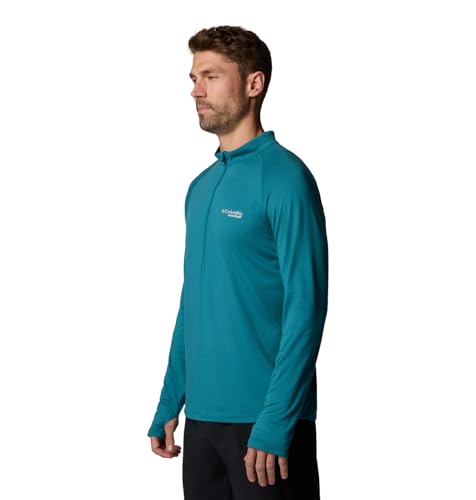 Image of Columbia Men's Endless Trail Half Zip Mesh Long Sleev