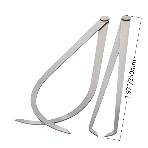 Calibrador Interior y Exterior 250mm Acero Inoxidable miniatura 3