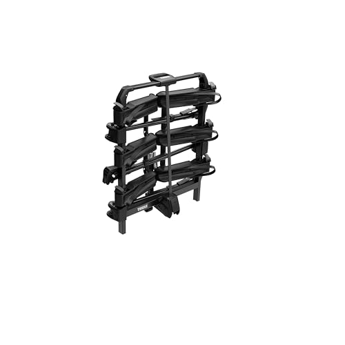 Image of Thule Outpace 3 Bike Hitch Rack, 2 inch & 1.25 inch Hitch, 110lb Capacity | OutPace 3-Bike Hitch Rack | Lightweight, Folding, Universal Fit