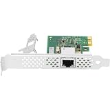 Euqvos do Intel I210-T1 GbE Ethernet Server, chip Intel I210, 1x RJ45 Port, PCI-E X1 LAN Card dla Windows Server, Win8, 10, XP i Linux, VMware ESX/ESXi