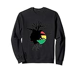 Rasta fürchtet äthiopische Flaggen-Reggae-Wurzeln Jamaika Sweatshirt