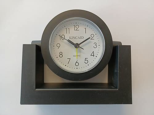 Kincaid Black Swivel Desktop Quartz Alarm Clock #TOP2