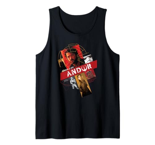 Débardeur Star Wars Andor en tissu respirant col rond pour homme et femme