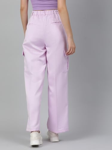 Image of KOTTY Women's High Rise Relaxed || Straight || Joggers Fit Cargo's for Pants || Trousers