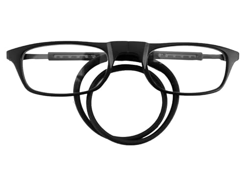 JuanNest Gafas presbicia Hombre Mujer Presbicia para Colgar del Cuello Ajustable,Gafas Lectura iman Gafas de Lectura magnéticas Alrededor del Cuello,para Mujer y Hombre, con imán A3,+2.0