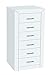 Dogar Kynus Lacado - Chifonier de 6 cajones, 105 x 55 x 40 cm, color blanco