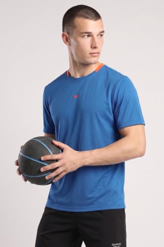 Image of Reebok Men's Sport T-Shirt - Moisture Wicking Sports T-Shirt | Workout Running Training Tshirt for Men's | Half Sleeve Active Tee