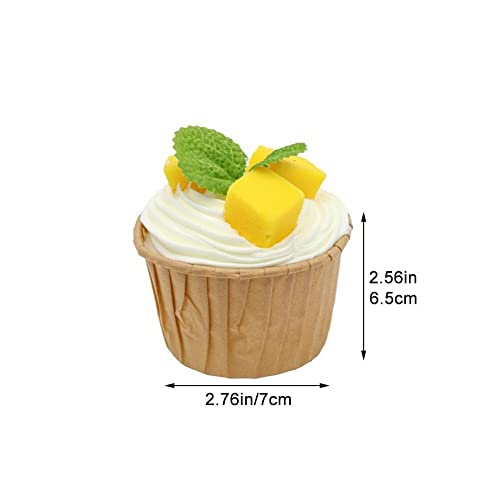 Cazas de cupcake cajas de muffin de aluminio en papel para tazas para hornear 3