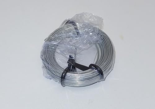 Alambre mecánico 20 AWG de acero suave zincado, 4 rollos de 25 pies, total 100 pies, capacidad 40lb miniatura 3