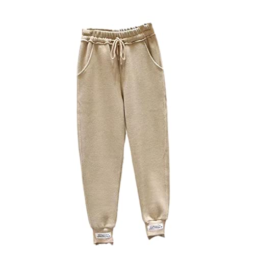 Pantalon de survêtement femme chaud avec doublure polaire épaisse Alloaone L