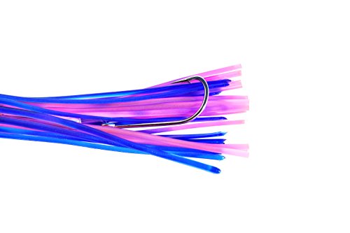 Offshore Fishing Lure Fully Rigged Blue and Pink chugger - Thumbnail 3