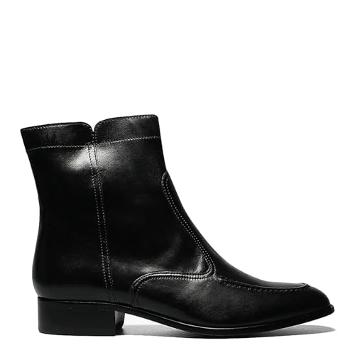 Image of Florsheim Essex Zip Boot Black Leather Mens Dress 17074-01 | Dress Boots